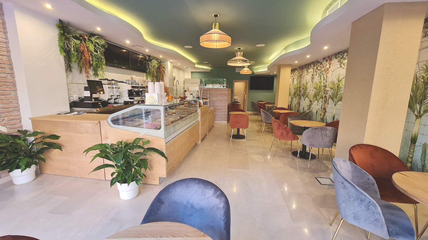 Cafetería y heladería artesanal en Mairena del Aljarafe
